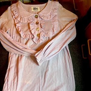 Katie long shirt/shirt dress Made in Japan small